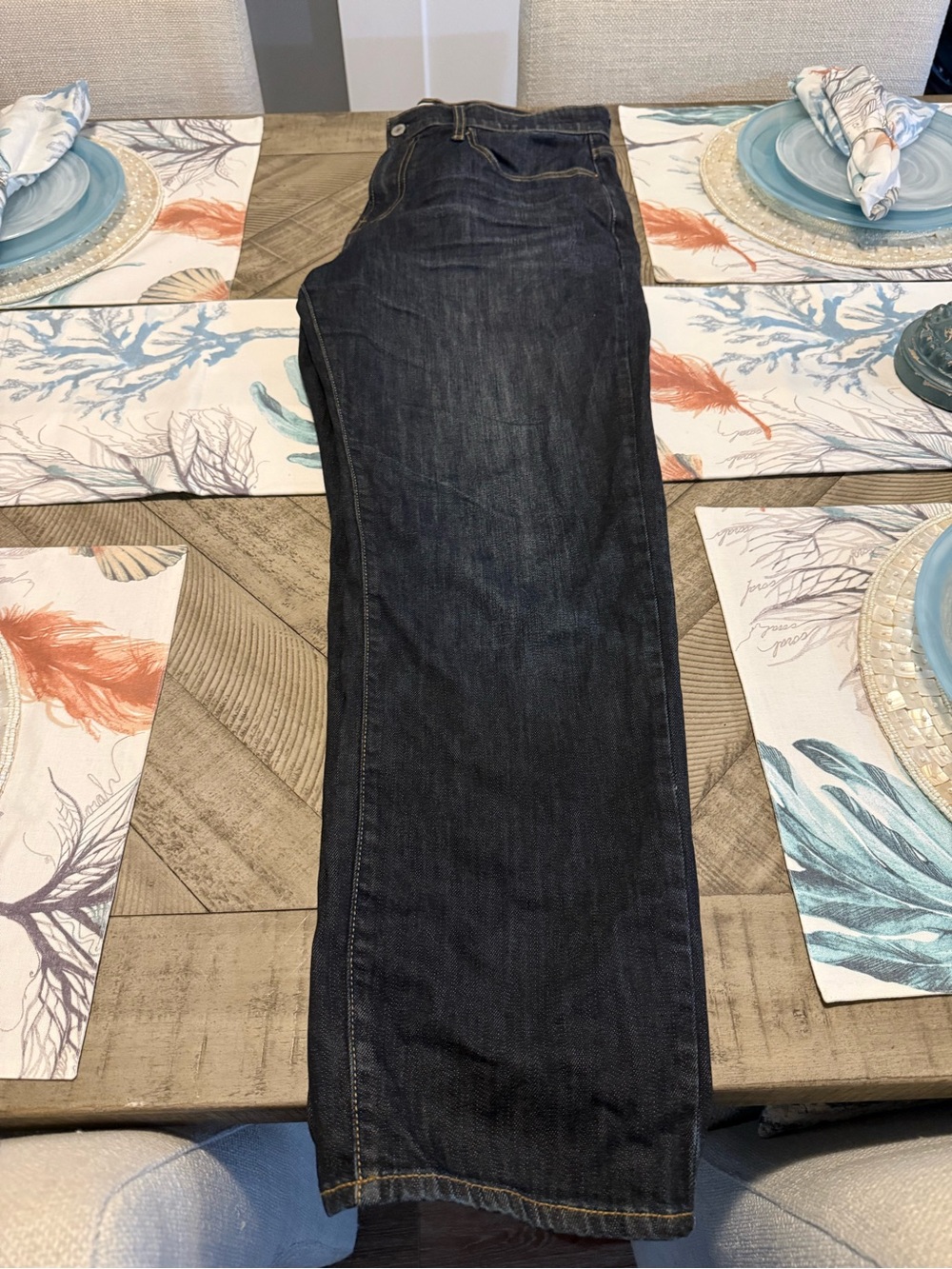 Lucky Brand Dark Wash Straight Leg Jeans